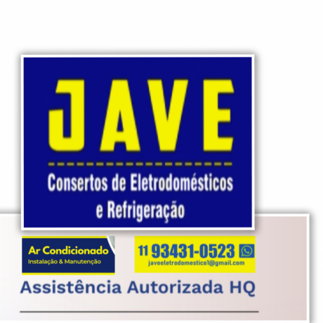 JAVE - CONSERTOS DE ELETRODOMÉSTICOS E REFRIGERAÇÃO